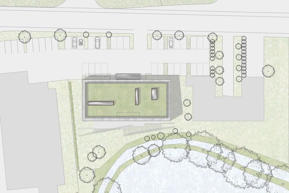 Vitalpavillon: Ärztehaus mit Apotheke und Cafe